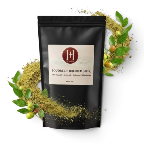 Poudre de Sidr (Jujubier) HINALYA – sachet de poudre de jujubier