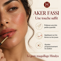Aker Fassi Hinalya : application du pigment en très petite quantité
