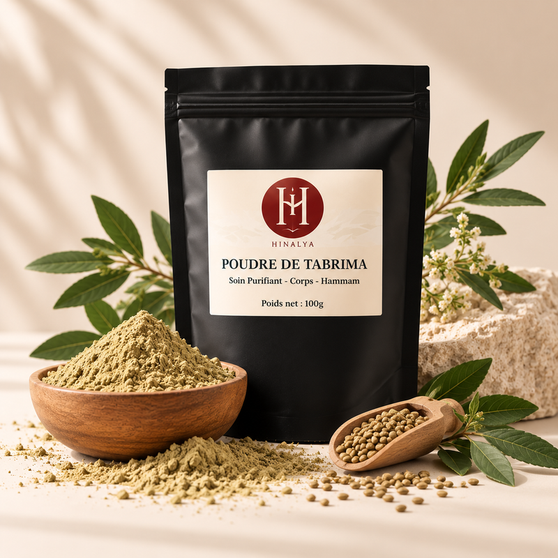 Poudre de Tabrima HINALYA – rituel traditionnel du hammam marocain